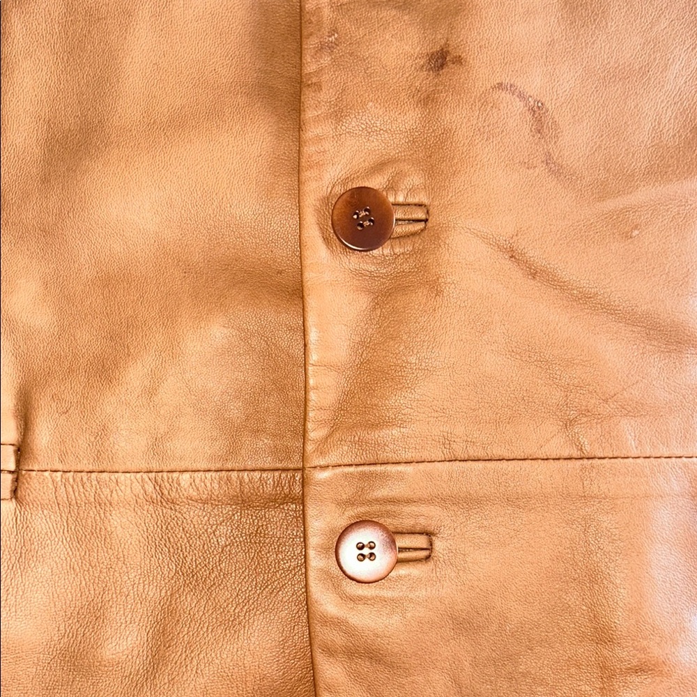Giorgio Brutini Men's Brown Leather Blazer Jacket - Picture 5 of 16